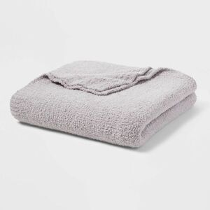 Threshold -  Chenille Throw Bed Blanket Oversized 92x Gray
